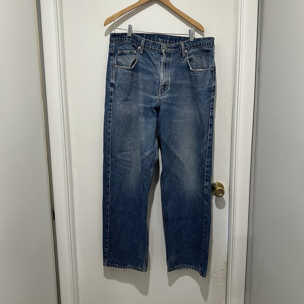 POLO JEANS CO‎ "LOOSE"  MENS 36 X 32 VINTAGE RALPH LAUREN REAR POCKET LOGO